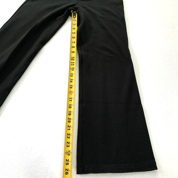Betabrand Yoga Dress Pants Bootcut Medium Petite Pull On Black Stretch High Rise - Picture 8 of 11